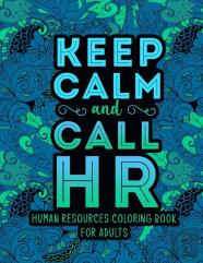 Human Resources Coloring Book For Adults