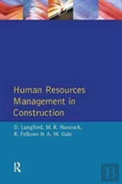 Human Resources Management In Construction