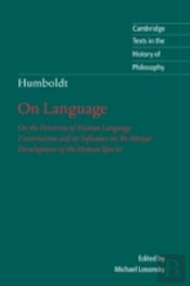 Humboldt: 'On Language'