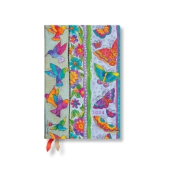 Bertrand.pt - Hummingbirds & Flutterbyes (Playful Creations) Mini 12-Month Dayplanner 2024