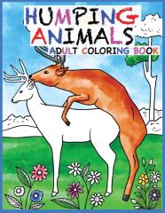 Humping Animals Adult Coloring Book Design