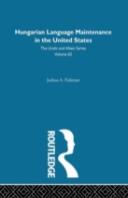 Hungarian Language Maintenance In The United States