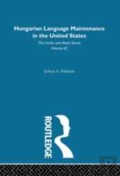 Hungarian Language Maintenance In The United States