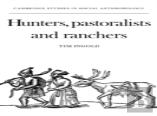 Hunters, Pastoralists And Ranchers