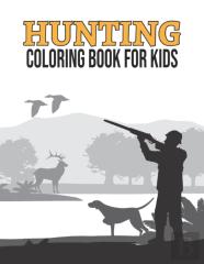 Hunting Coloring Book For Kids