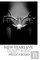 Hustle  Blank Themed New Years Eve Guest Book Hello 2020