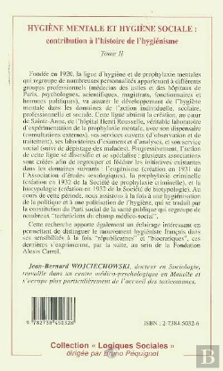 Bertrand.pt - Hygiène Mentale Et Hygiène Sociale : Contribution À L'Histoire De L'Hygiénisme T.2