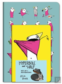 Bertrand.pt - Hyperbole And A Half Notebooks (Set Of 3)