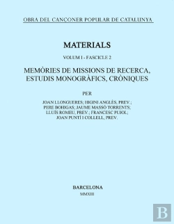 Bertrand.pt - (I-2) Obra Del Cançoner Popular De Catalunya (Vol.I / Fascicle 2)