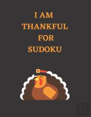 I Am Thankful For Sudoku