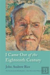 I Came Out Of The Eighteenth Century