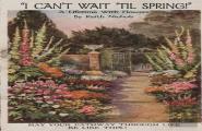 I Can'T Wait 'Til Spring!: A Lifetime With Flowers