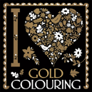 I Heart Gold Colouring