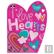 I Love Hearts Sticker Book