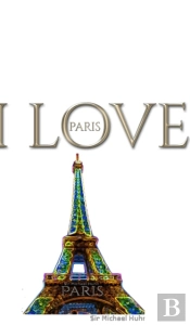 I Love Paris  Eiffel Tower Creative Blank Journalsir Michael Huhn  Designer Edition