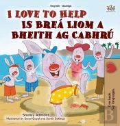 I Love To Help (English Irish Bilingual Children'S Book)
