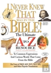 I Never Knew That Was In The Bible