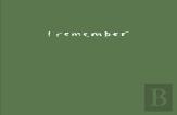 I Remember