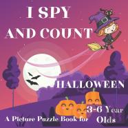 I Spy And Count Halloween A Picture Puzzle Book For 3-6 Year Olds