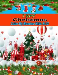 I Spy Christmas Color By Number Kids 8-12