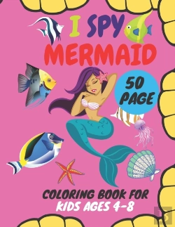Bertrand.pt - I Spy Mermaid Coloring Book For Kids Ages 4-8