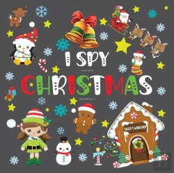 Bertrand.pt - I Spy With My Little Eye Christmas Book For Kids Ages 2-5