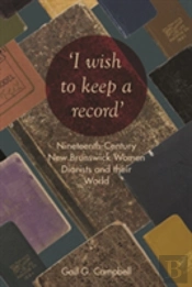 'I Wish To Keep A Record'