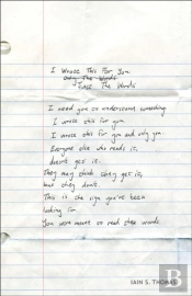 I Wrote This For You: Just The Words