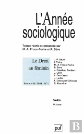 Iad - Annee Sociologique 2003 - Vol. 53 - N  1
