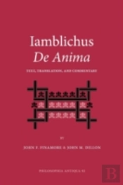 Iamblichus De Anima: Text, Translation,