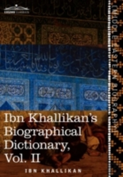Bertrand.pt - Ibn Khallikan'S Biographical Dictionary, Vol. Ii (In 4 Volumes)