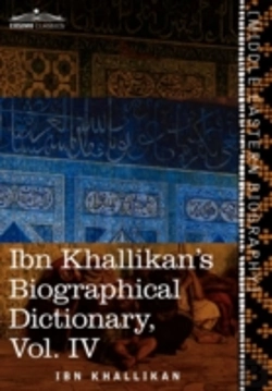 Bertrand.pt - Ibn Khallikan'S Biographical Dictionary, Vol. Iv (In 4 Volumes)