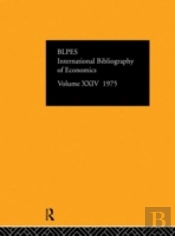 Ibss: Economics: 1975 Volume 24