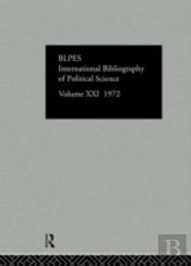 Ibss: Political Science: 1972 Volume 21