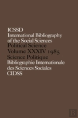 Bertrand.pt - Ibss: Political Science: 1985 Volume 34