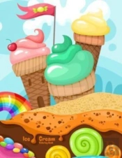Ice Cream Coloring Book 1
