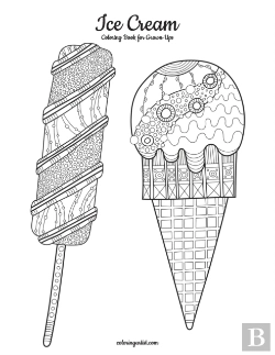 Bertrand.pt - Ice Cream Coloring Book For Grown-Ups 1