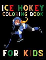 Ice Hokey Coloring Book For Kids