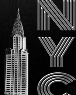Bertrand.pt - Iconic Chrysler Building New York City Creative Drawing Journal