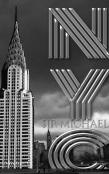 Iconic Chrysler Building New York City Sir Michael Huhn Artist Drawing Journal
