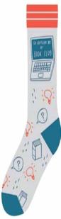 I'D Rather Be At Book Club Socks