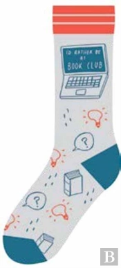 I'D Rather Be At Book Club Socks