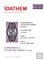 Idathem N° 15 : Compléments À L'Étude Des Formes