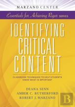 Identifying Critical Content