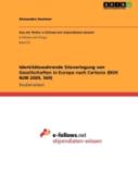 Identitaã‚Â¤Tswahrende Sitzverlegung Von Gesellschaften In Europa Nach Cartesio (Bgh Njw 2009, 569)