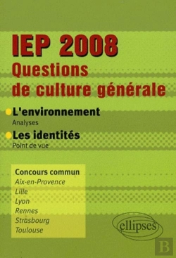 Bertrand.pt - Iep 2008 - Questions De Culture Générale. L'Environnement -  Les Identités