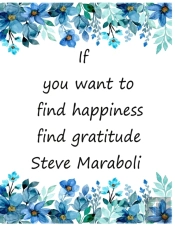 If You Want To Find Happiness Find Gratitude  Steve Maraboli