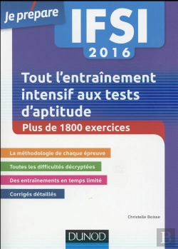 Bertrand.pt - Ifsi 2016 Tout L'Entrainement Intensif Aux Tests D'Aptitude