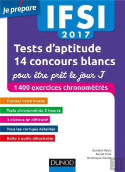 Bertrand.pt - Ifsi 2017 Test D'Aptitude : 14 Concours Blancs Pour Être Prêt Le Jour J (7e Édition)