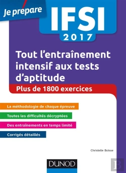 Bertrand.pt - Ifsi 2017 Tout L'Entrainement Intensif Aux Tests D'Aptitude - 3e Ed. -  Concours Infirmiers